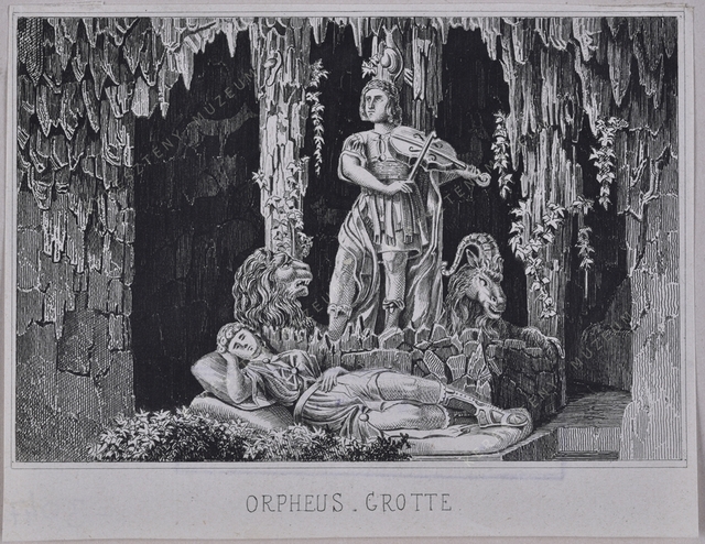 Orpheus barlangja a hellbrunni kastélyparkban