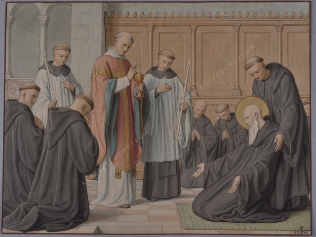 Szent Benedek apát utolsó áldozása