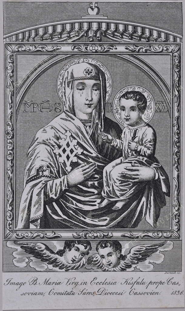 A kisfalusi (Malá Vieska-i) Mária-kegykép