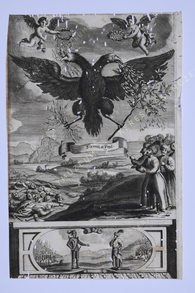 A kétfejű sas villámokkal és olajfaággal a csőrében