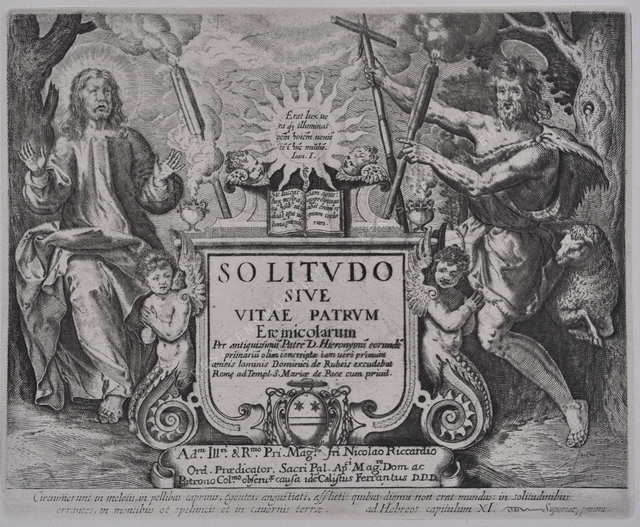 SOLITVDO SIVE VITAE PATRVM Eremicolarum