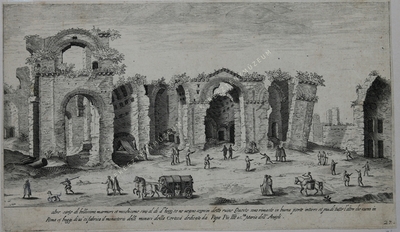 Diocletianus fürdőinek romjai