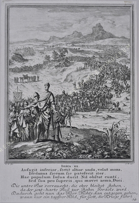 Józsué vezeti a népet