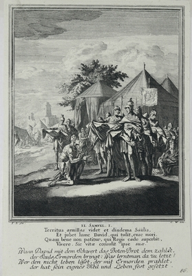 Dávid megsiratja Sault és Jonath...