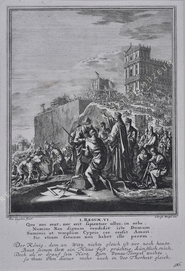 Salamon templomot épít