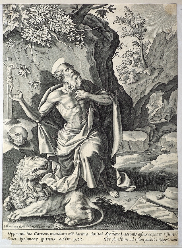 Bűnbánó Szt. Jeromos a pusztában