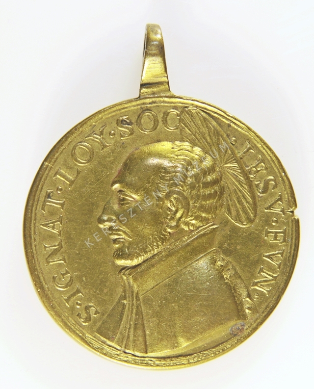 Loyolai Szent Ignác /  Szent Kostka Szaniszló érem