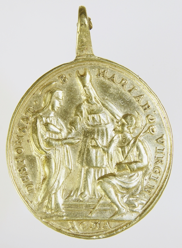 Mária és Szent József eljegyzése / Rózsafüzér Királynője