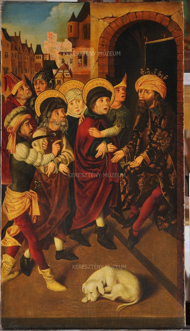 Felix, Regula és Exuperantius a helytartó előtt 