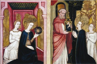 Két jelenet Alexandriai Szent Ka...