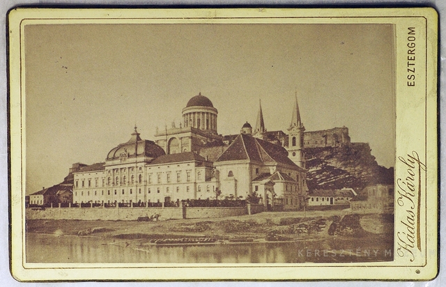 Esztergomi Bazilika és a Primási Palota látképe