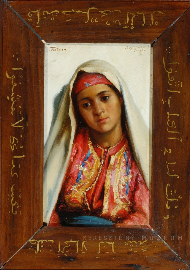 Fatma tangeri mór leány arcképe