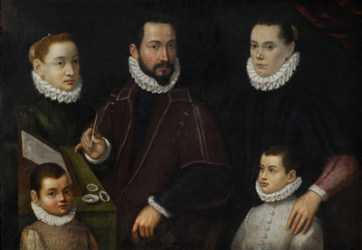 Miniatúrafestő és családja