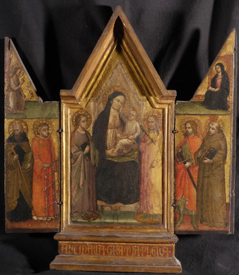 Triptichon - Trónoló Madonna sze...