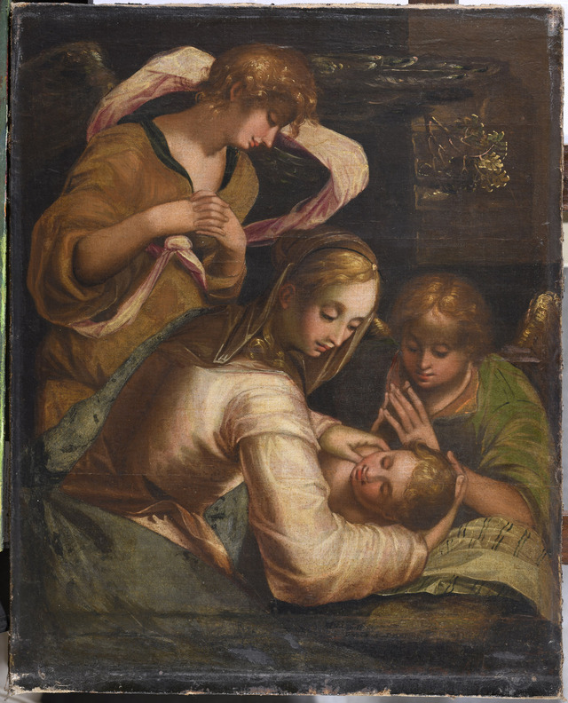 Madonna a kis Jézussal és két angyallal