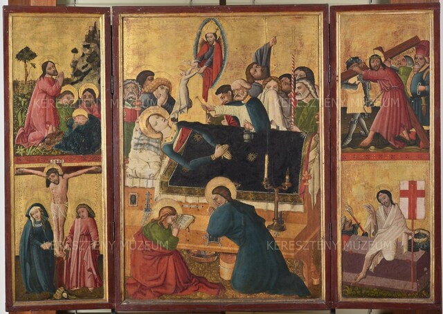 Mária halála - triptychon