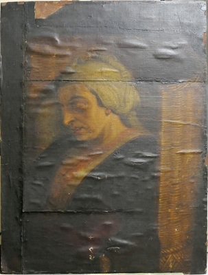 Alvó öregasszony