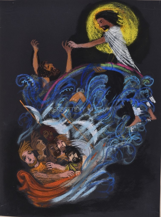 Jézus a vízen jár