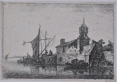 A vízbe vezető létra