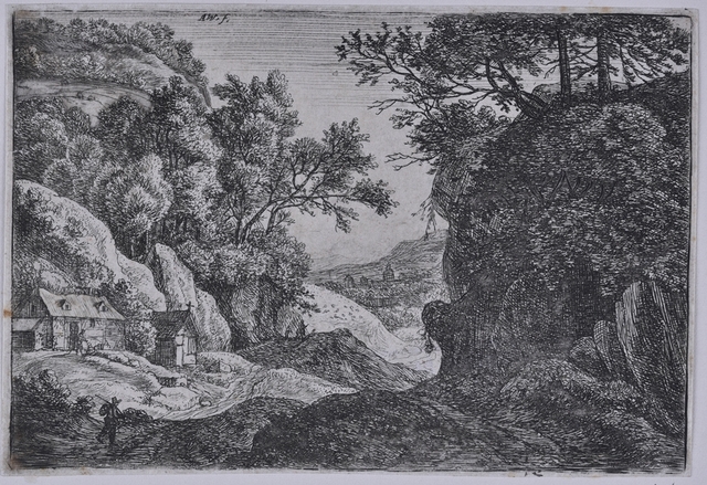 Két kunyhó a hegy aljában