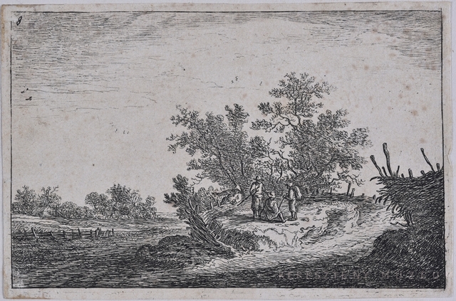 Négy paraszt a dombhányáson