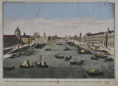 A Szajna Párizsban, a Pont Royal...