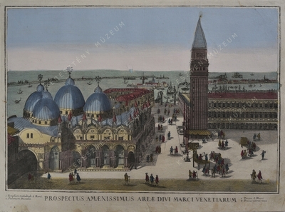 A velencei Szent Márk tér madárt...