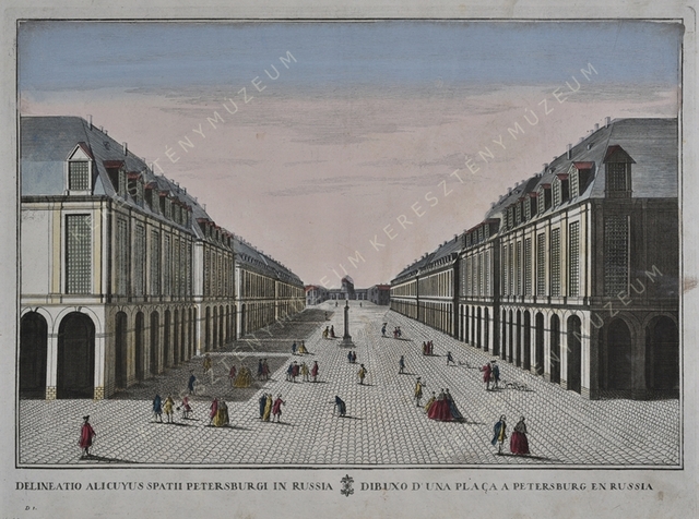 Szentpétervári sétány (A szentpétervári Palota-tér terve)