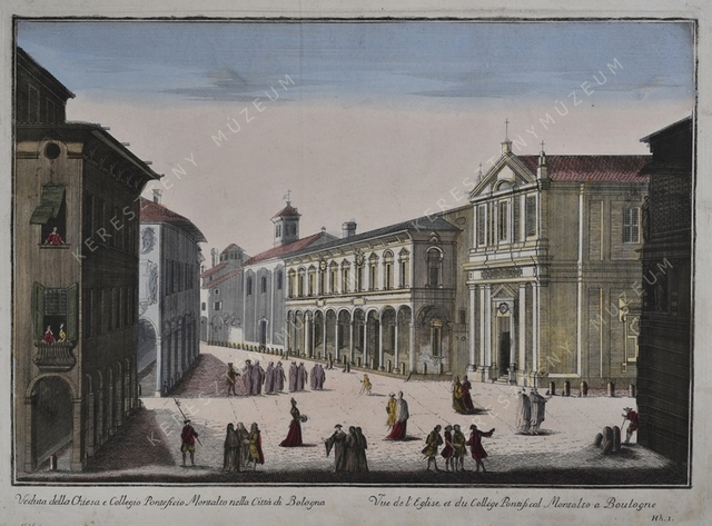 A Sant'Antonio templom és a Collegio Pontificio Bolognában