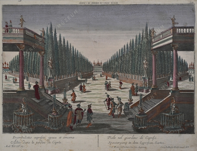 Ciprusokkal övezett sétány (Konstantinápoly)