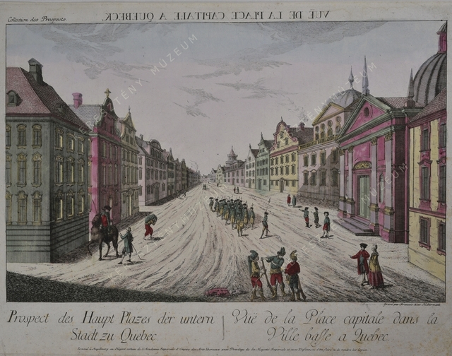 A Fő tér Quebecben