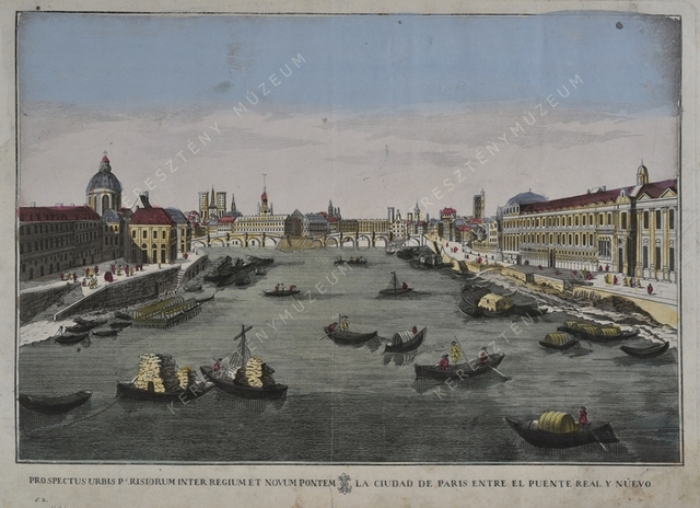 A Szajna Párizsban, a Pont Royal és a Pont Neuf között
