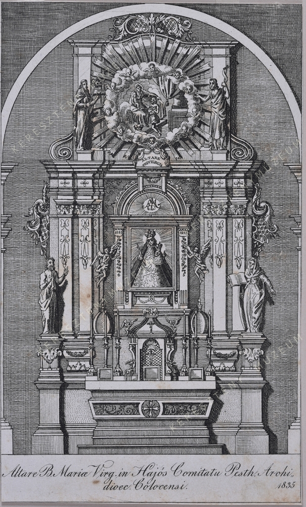 A hajósi templom Szűz Mária-kegyoltára