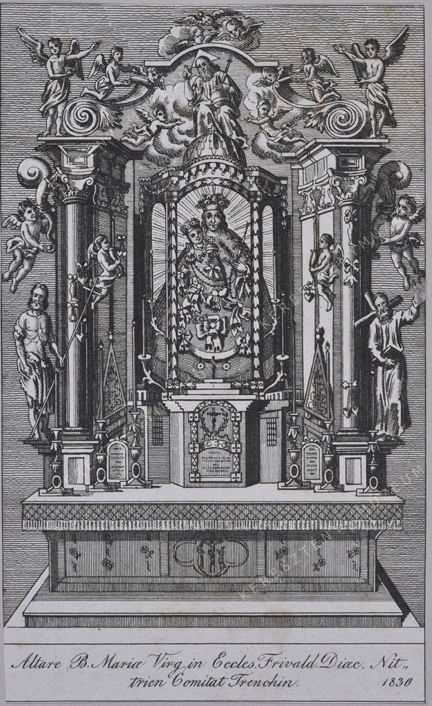 Frivaldi kegytemplom barokk főoltára